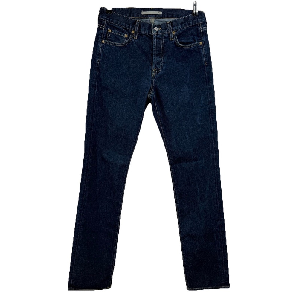 VINCE‎ Slim Straight Jeans Men 30 USA Dark Wash Button Fly